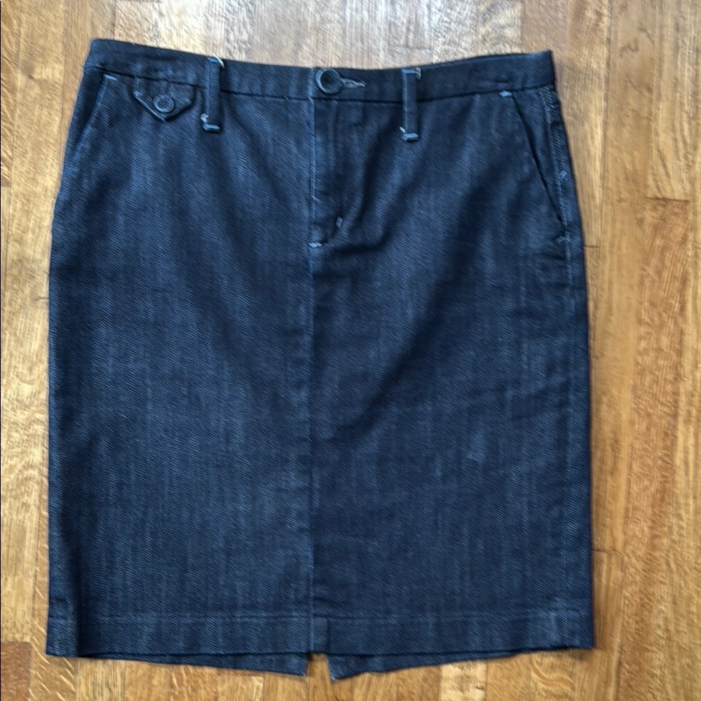 Banana Republic Dark Blue Denim Skirt